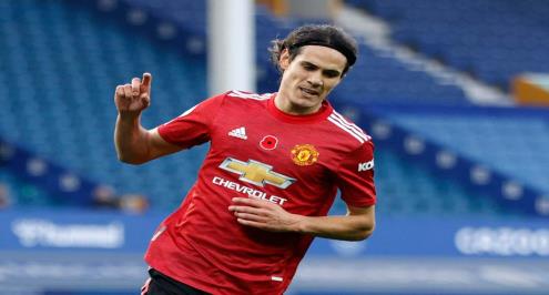  الإصابة تحرم مانشستر من جهود كافاني أمام أتلتيكو مدريد